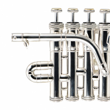 S.E. Shires Q9S Q-Series Professional Bb/A Piccolo Trumpet in Silver Plate