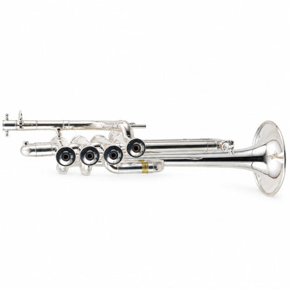 S.E. Shires Q9S Q-Series Professional Bb/A Piccolo Trumpet in Silver Plate