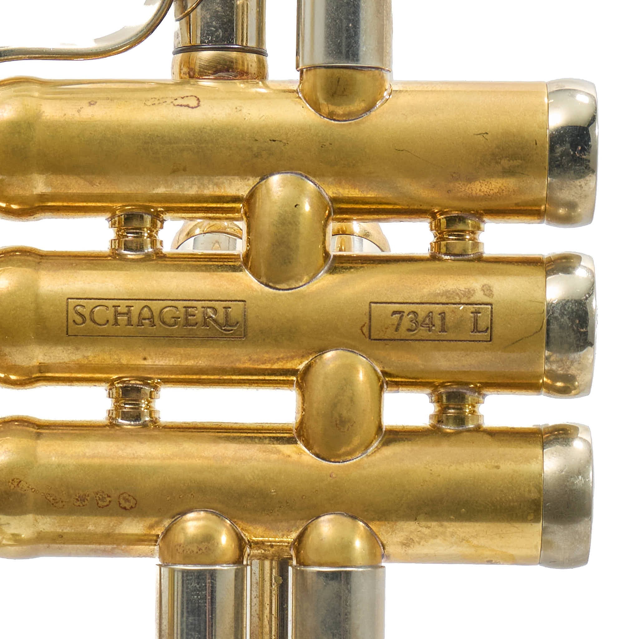 Schagerl Charis Large Bore C Trumpet in Raw Brass | Pre-Owned