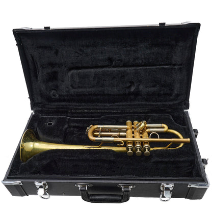 Schagerl 'Charis' Large Bore C Trumpet in Raw Brass