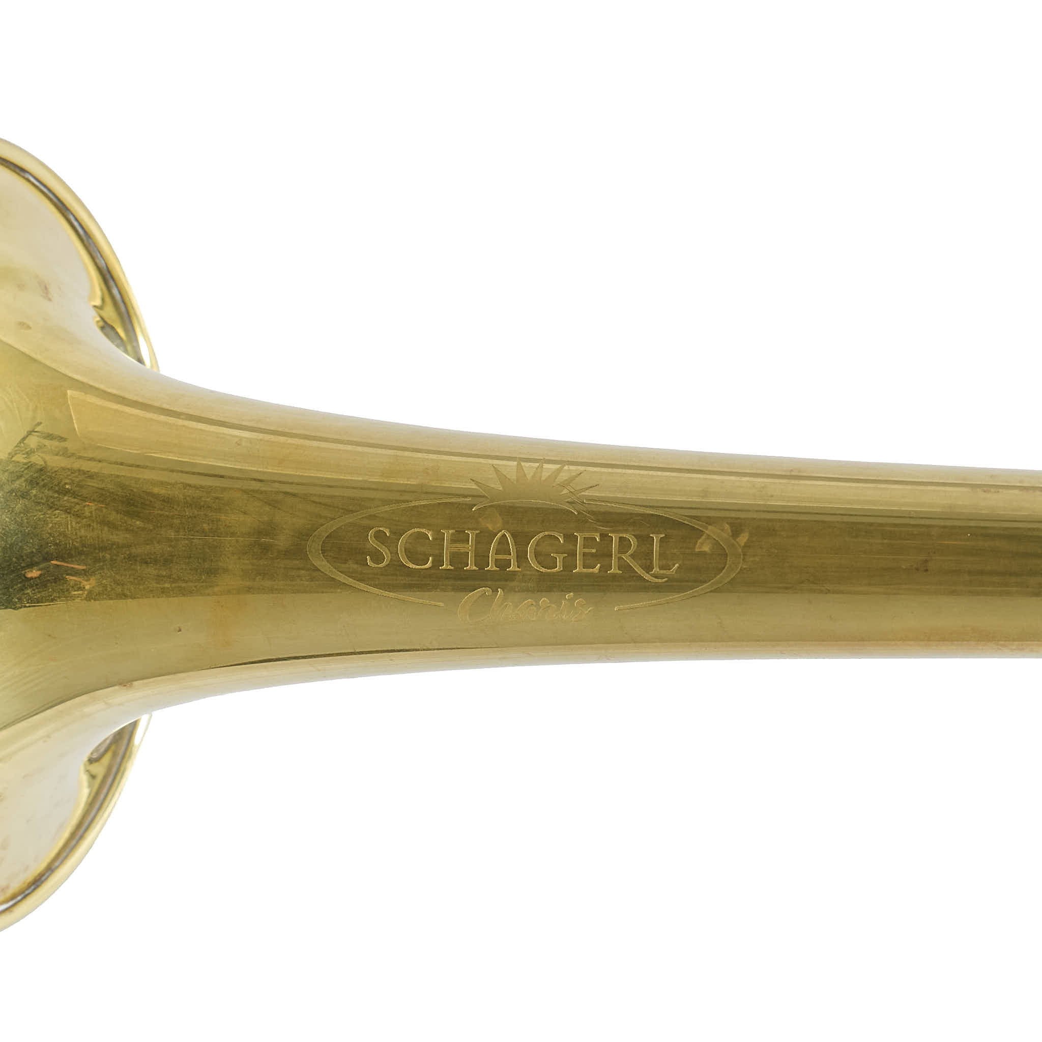 Schagerl 'Charis' Large Bore C Trumpet in Raw Brass