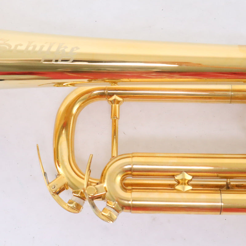 Schilke Model S22HD Professional Large Bore Trumpet SN 58004 GOLD PLATE- for sale at BrassAndWinds.com