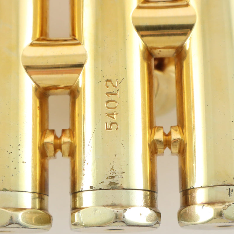 Schilke S42L Professional Trumpet SN 54012 GOLD PLATE TWO BELLS- for sale at BrassAndWinds.com