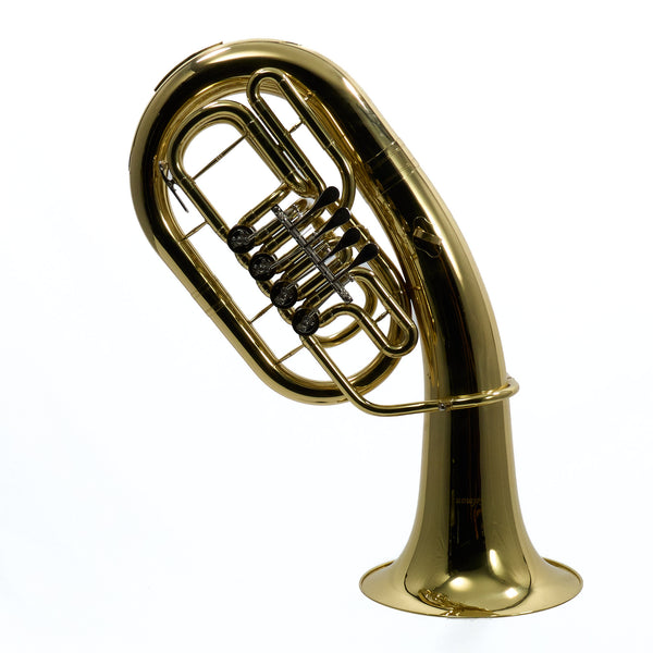 Selman Brand Chinese-Made British Curved Baritone in Bb SN 89077652 EXCELLENT- for sale at BrassAndWinds.com