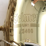 Selmer Model AS400 Student Alto Saxophone SN AT12519007 EXCELLENT- for sale at BrassAndWinds.com