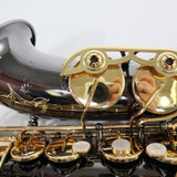 Selmer Model SAS411B Alto Saxophone in Black Nickel SN 23022981 OPEN BOX- for sale at BrassAndWinds.com