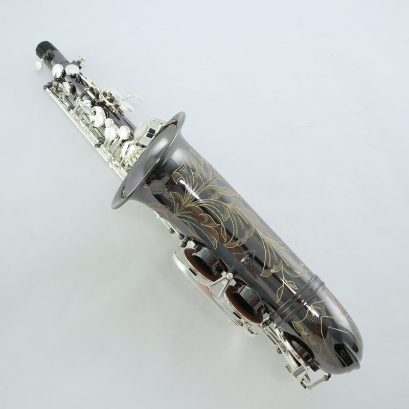 Selmer Model SAS711B Professional Alto Saxophone in Black Nickel Plate MINT CONDITION- for sale at BrassAndWinds.com
