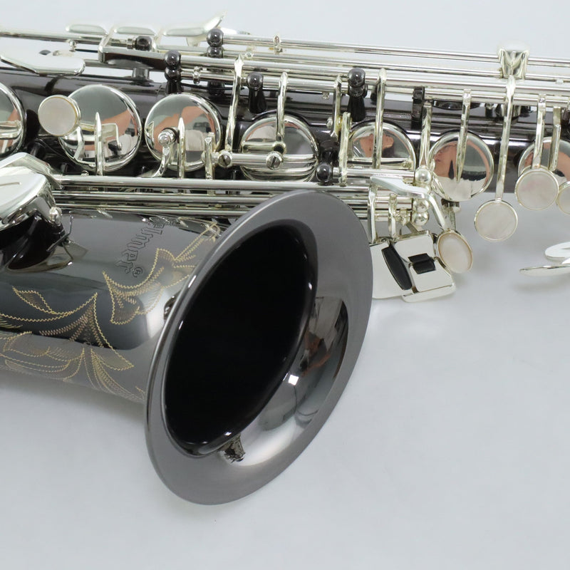 Selmer Model SAS711B Professional Alto Saxophone in Black Nickel Plate MINT CONDITION- for sale at BrassAndWinds.com