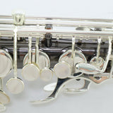 Selmer Model SAS711B Professional Alto Saxophone in Black Nickel Plate MINT CONDITION- for sale at BrassAndWinds.com