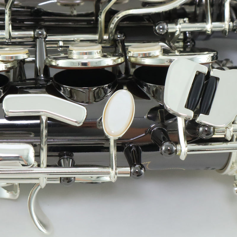 Selmer Model SAS711B Professional Alto Saxophone in Black Nickel Plate MINT CONDITION- for sale at BrassAndWinds.com