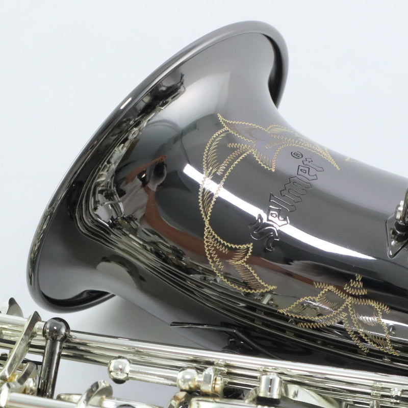 Selmer Model SAS711B Professional Alto Saxophone in Black Nickel Plate MINT CONDITION- for sale at BrassAndWinds.com