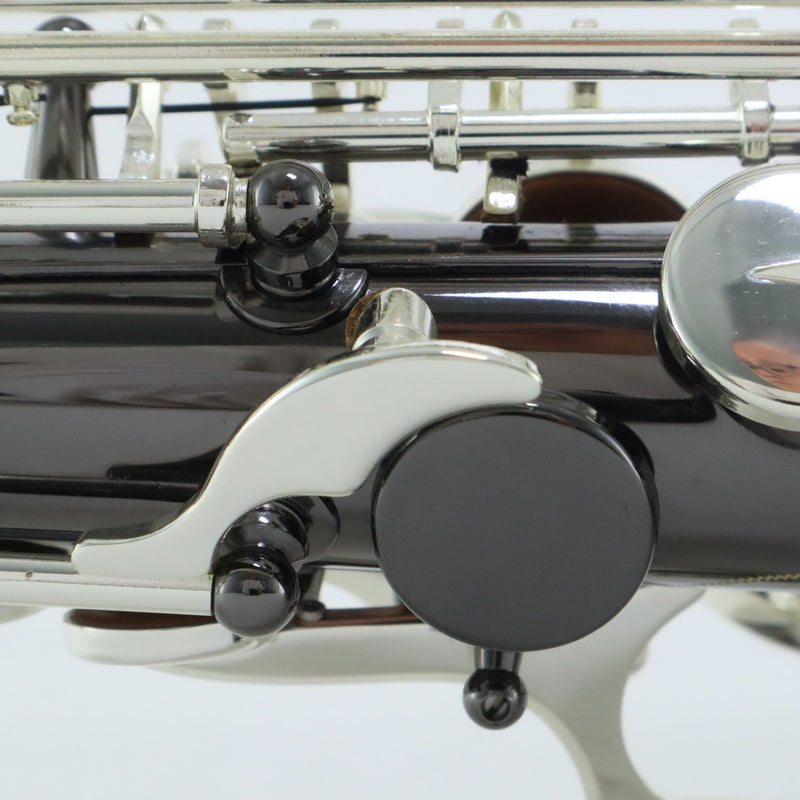 Selmer Model SAS711B Professional Alto Saxophone in Black Nickel Plate MINT CONDITION- for sale at BrassAndWinds.com