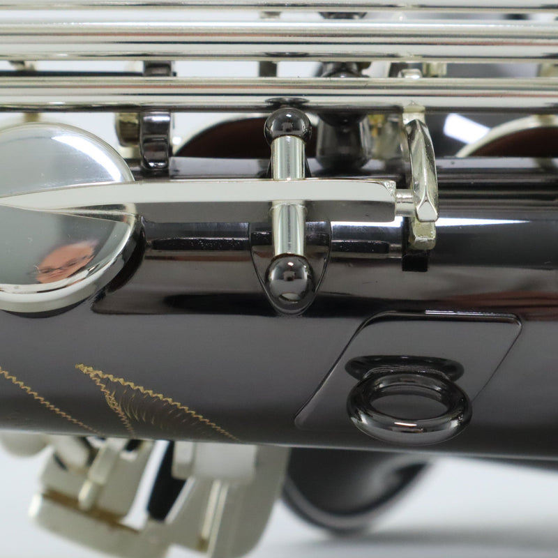 Selmer Model SAS711B Professional Alto Saxophone in Black Nickel Plate MINT CONDITION- for sale at BrassAndWinds.com