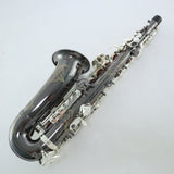Selmer Model SAS711B Professional Alto Saxophone in Black Nickel Plate MINT CONDITION- for sale at BrassAndWinds.com