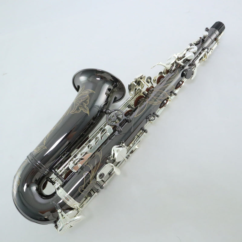 Selmer Model SAS711B Professional Alto Saxophone in Black Nickel Plate MINT CONDITION- for sale at BrassAndWinds.com