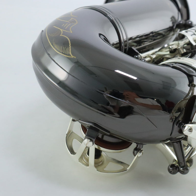 Selmer Model SAS711B Professional Alto Saxophone in Black Nickel Plate MINT CONDITION- for sale at BrassAndWinds.com