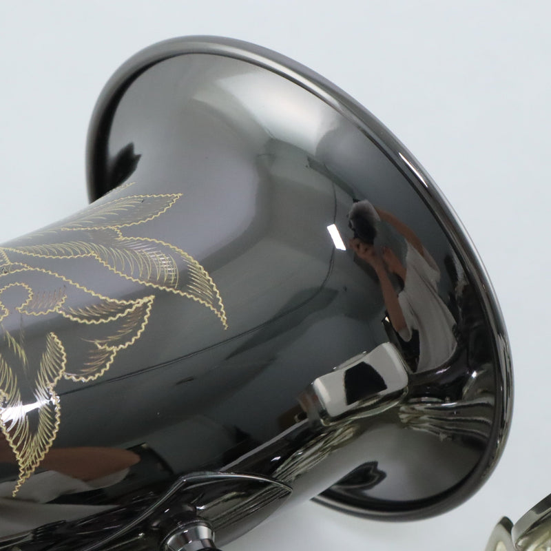 Selmer Model SAS711B Professional Alto Saxophone in Black Nickel Plate MINT CONDITION- for sale at BrassAndWinds.com