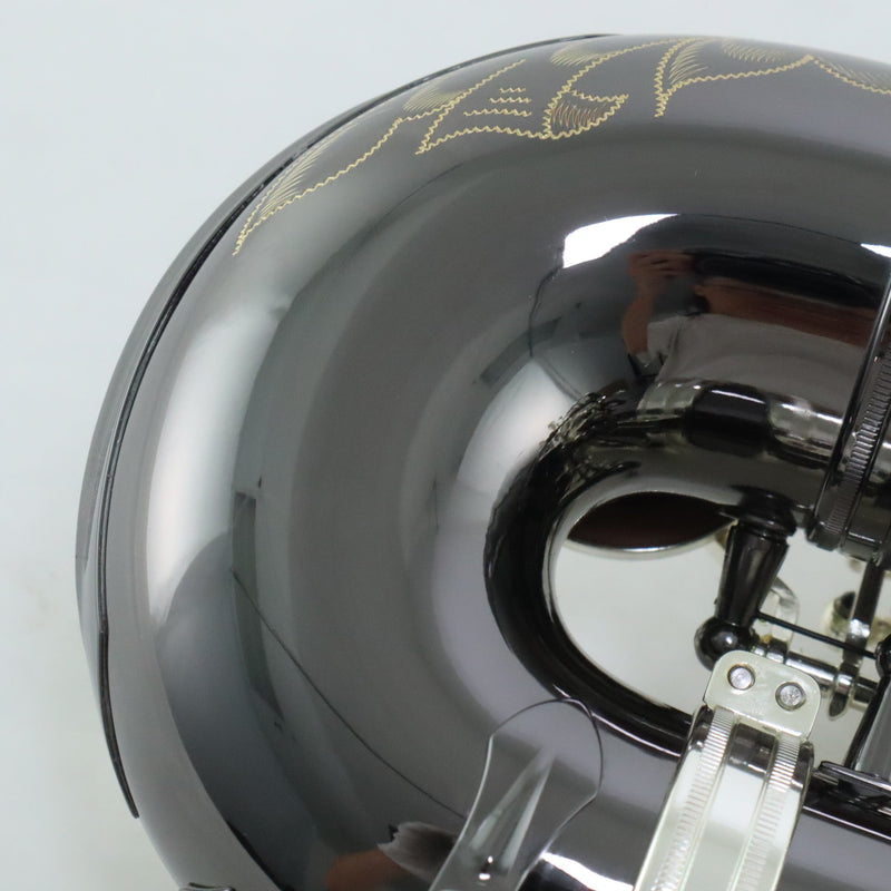 Selmer Model SAS711B Professional Alto Saxophone in Black Nickel Plate MINT CONDITION- for sale at BrassAndWinds.com