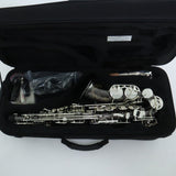 Selmer Model SAS711B Professional Alto Saxophone in Black Nickel Plate MINT CONDITION- for sale at BrassAndWinds.com