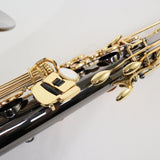 Selmer Model STS411B Tenor Saxophone in Black Nickel SN 22081560 OPEN BOX- for sale at BrassAndWinds.com