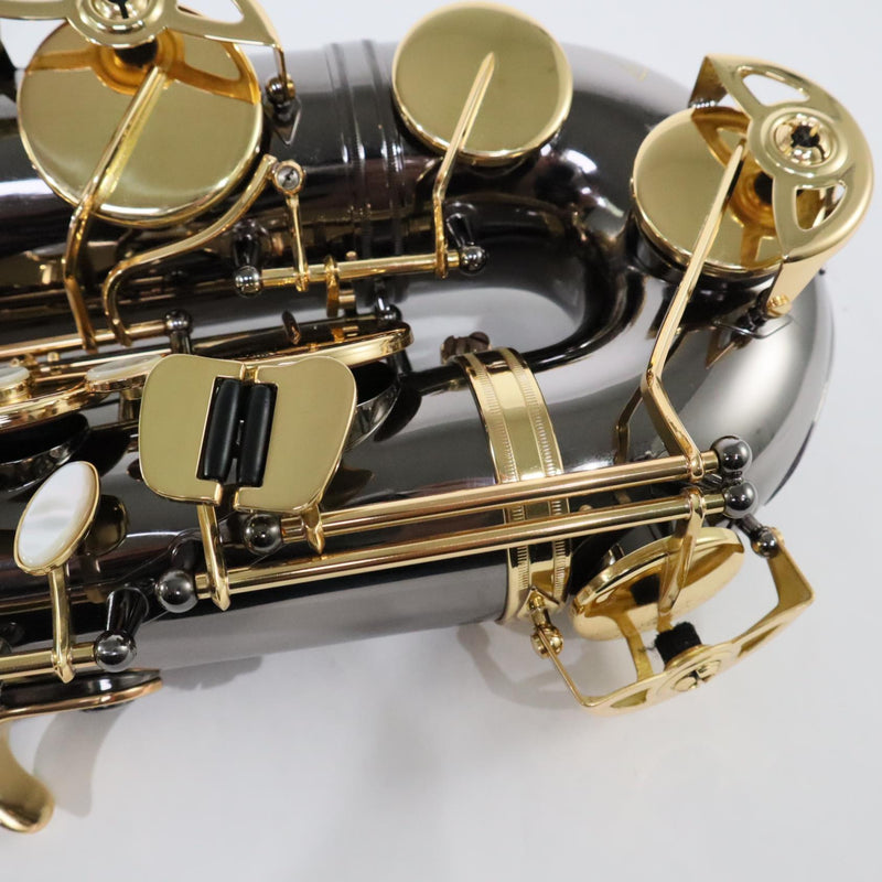 Selmer Model STS411B Tenor Saxophone in Black Nickel SN 22081560 OPEN BOX- for sale at BrassAndWinds.com