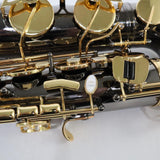 Selmer Model STS411B Tenor Saxophone in Black Nickel SN 22081560 OPEN BOX- for sale at BrassAndWinds.com