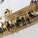 Selmer Model STS411B Tenor Saxophone in Black Nickel SN 22081560 OPEN BOX- for sale at BrassAndWinds.com