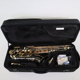 Selmer Model STS411B Tenor Saxophone in Black Nickel SN 22081560 OPEN BOX- for sale at BrassAndWinds.com