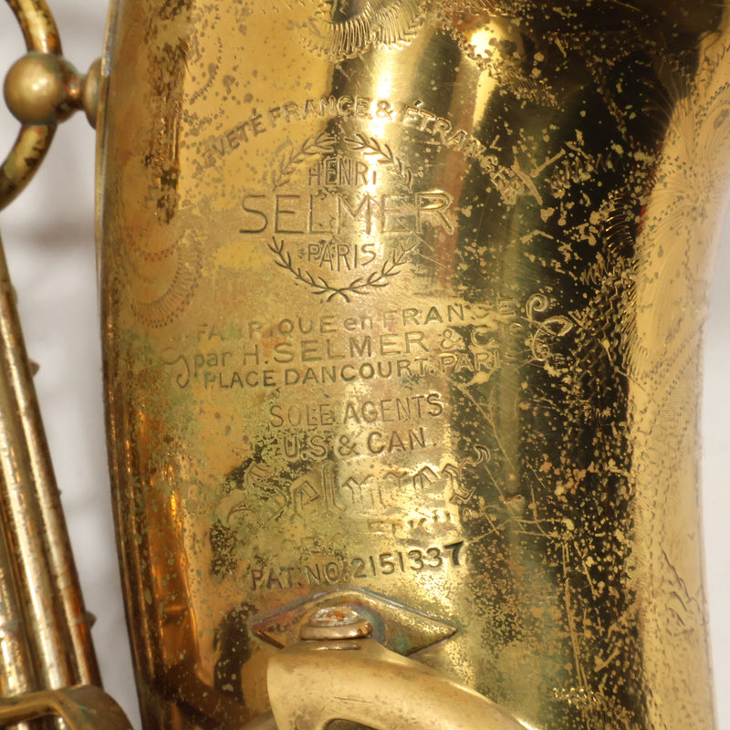 Selmer Paris Balanced Action Alto Saxophone SN 28070 EXCELLENT- for sale at BrassAndWinds.com