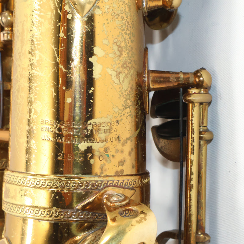 Selmer Paris Balanced Action Alto Saxophone SN 28070 EXCELLENT- for sale at BrassAndWinds.com