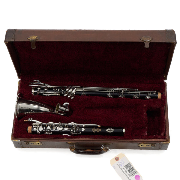 Selmer Paris Basset Horn in F with Range to LOW C SN T6473 EXCELLENT- for sale at BrassAndWinds.com