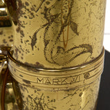 Selmer Paris Mark VI Alto Saxophone in Original Lacquer SN 233274 FRESH OVERHAUL- for sale at BrassAndWinds.com