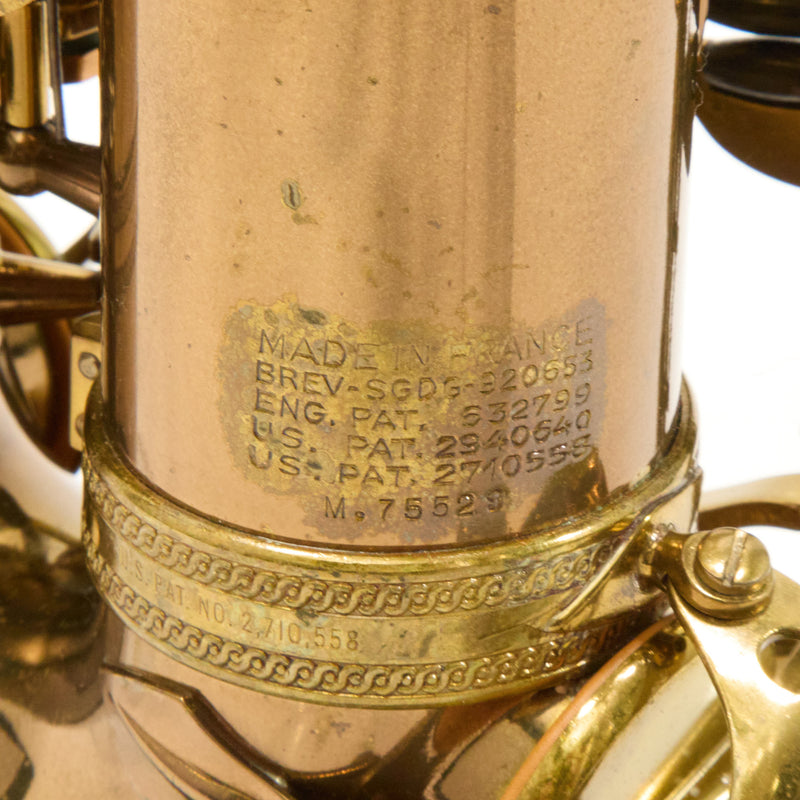 Selmer Paris Mark VI Alto Saxophone in Original Lacquer SN 75529 EXCELLENT- for sale at BrassAndWinds.com