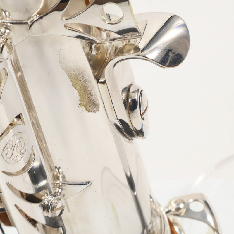 Selmer Paris Mark VI Alto Saxophone in Original Silver SN 56998 FRESH OVERHAUL- for sale at BrassAndWinds.com
