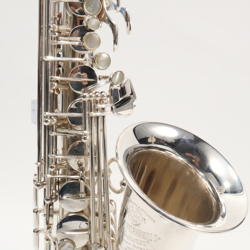 Selmer Paris Mark VI Alto Saxophone in Original Silver SN 56998 FRESH OVERHAUL- for sale at BrassAndWinds.com