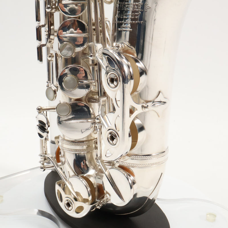 Selmer Paris Mark VI Alto Saxophone in Original Silver SN 56998 FRESH OVERHAUL- for sale at BrassAndWinds.com