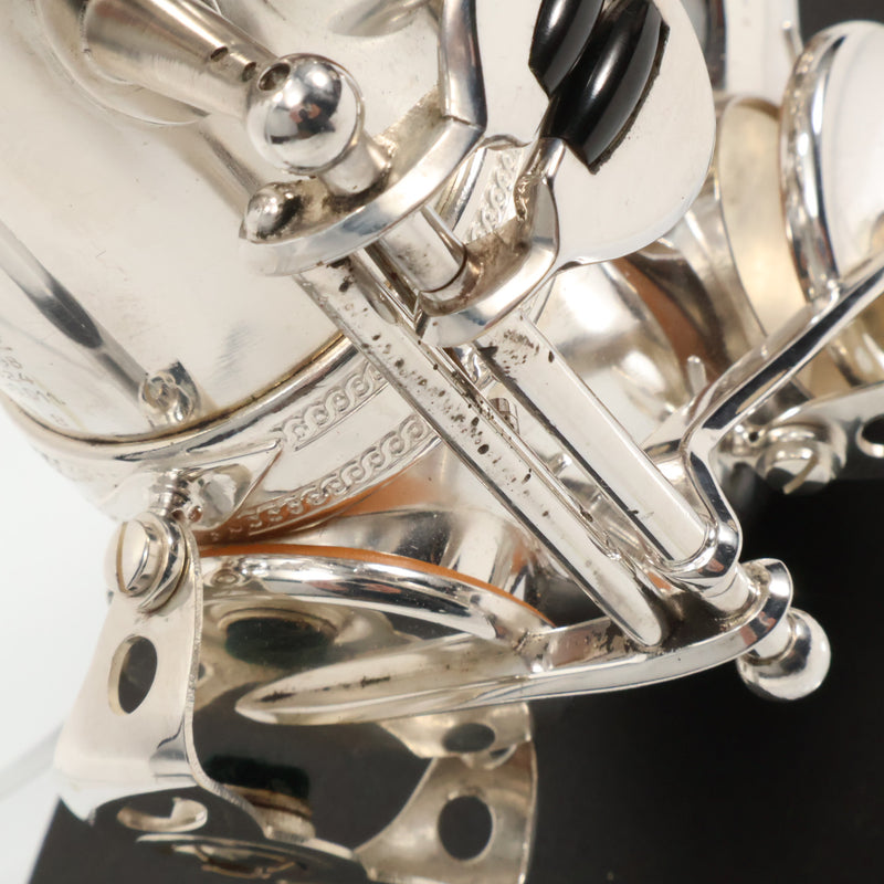 Selmer Paris Mark VI Alto Saxophone in Original Silver SN 56998 FRESH OVERHAUL- for sale at BrassAndWinds.com