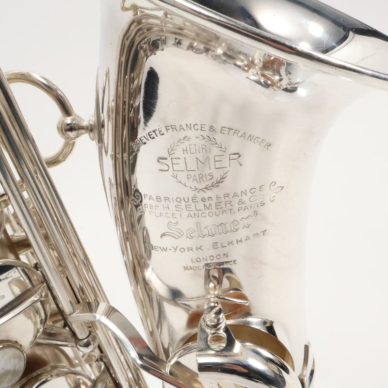 Selmer Paris Mark VI Alto Saxophone in Original Silver SN 56998 FRESH OVERHAUL- for sale at BrassAndWinds.com