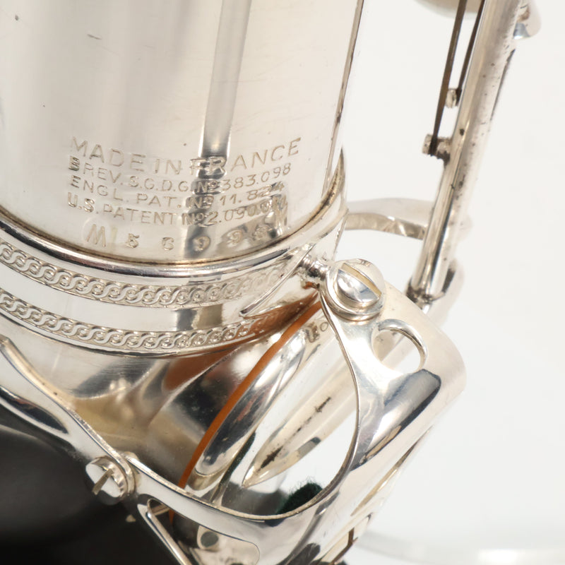 Selmer Paris Mark VI Alto Saxophone in Original Silver SN 56998 FRESH OVERHAUL- for sale at BrassAndWinds.com