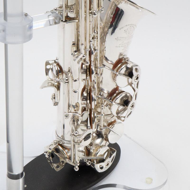 Selmer Paris Mark VI Alto Saxophone in Original Silver SN 80277 FRESH OVERHAUL- for sale at BrassAndWinds.com