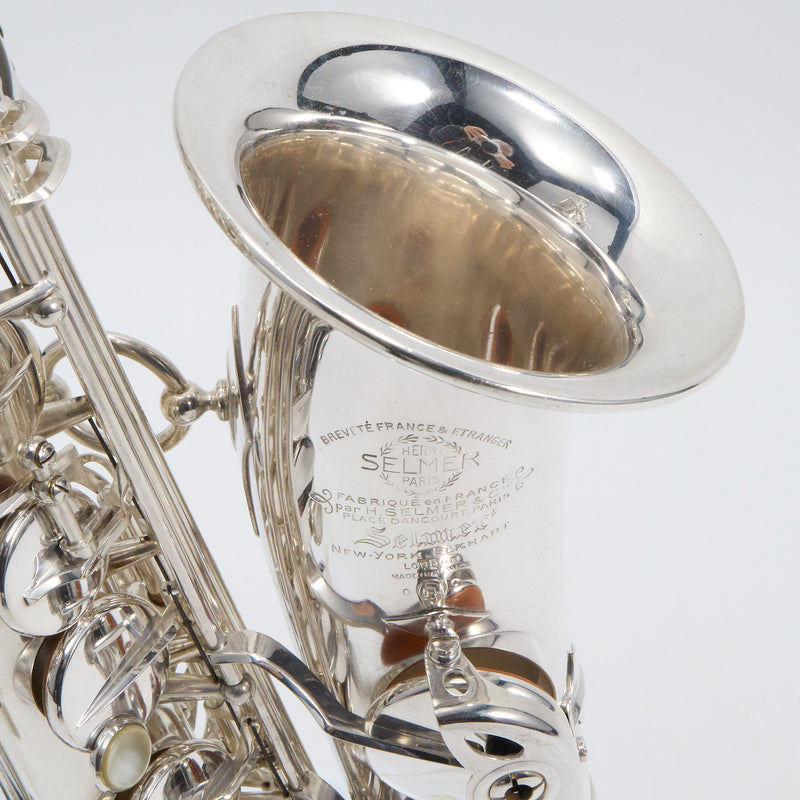 Selmer Paris Mark VI Alto Saxophone in Original Silver SN 80277 FRESH OVERHAUL- for sale at BrassAndWinds.com