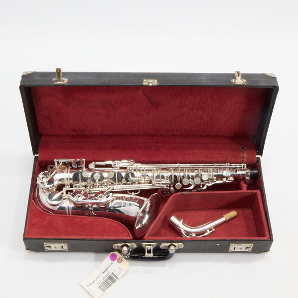 Selmer Paris Mark VI Alto Saxophone in Original Silver SN 80277 FRESH OVERHAUL- for sale at BrassAndWinds.com