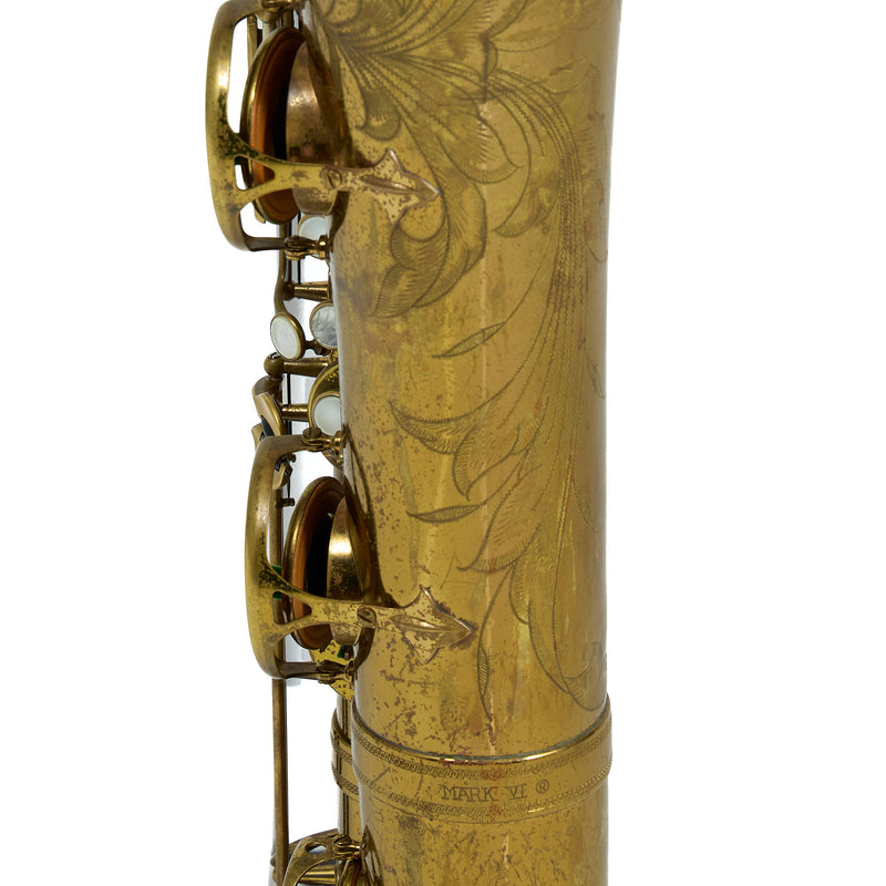 Selmer Paris Mark VI Low Bb Baritone Saxophone in Original Lacquer SN 137237 VERY NICE- for sale at BrassAndWinds.com