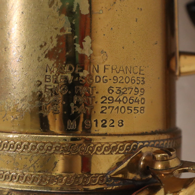 Selmer Paris Mark VI Professional Tenor Saxophone SN 91228 ORIGINAL LACQUER- for sale at BrassAndWinds.com