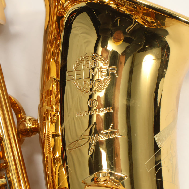 Selmer Paris Model 82SIG 'Signature' Alto Saxophone in Gold Lacquer SN 855327 GORGEOUS- for sale at BrassAndWinds.com
