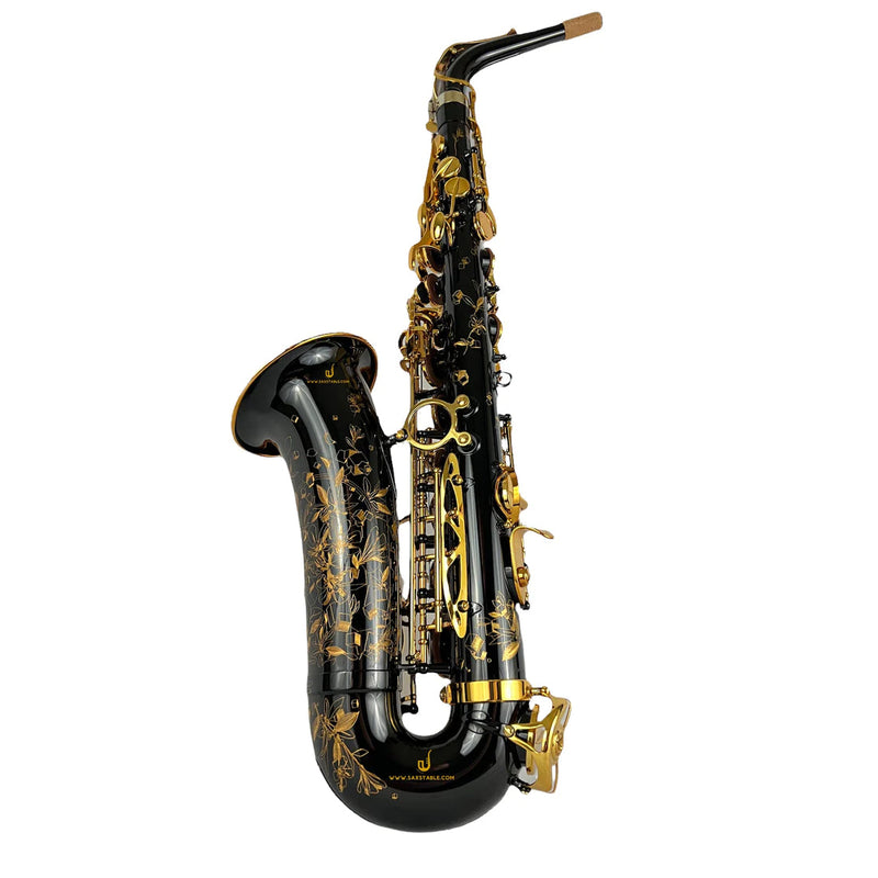 Selmer Paris Model 92BL 'Supreme' Alto Saxophone in Black Lacquer BRAND NEW- for sale at BrassAndWinds.com