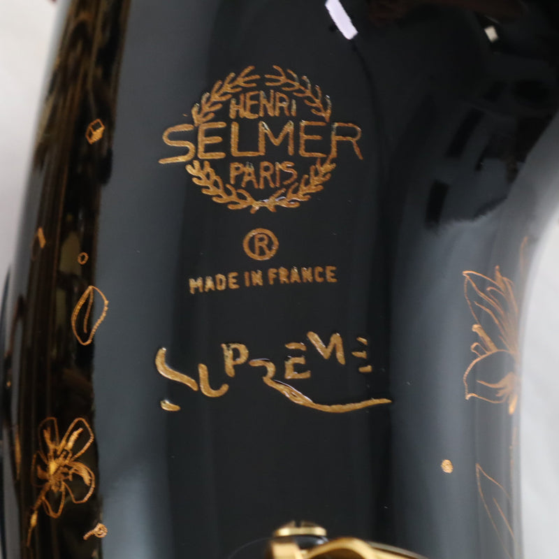 Selmer Paris Model 92BL 'Supreme' Alto Saxophone in Black Lacquer MINT CONDITION- for sale at BrassAndWinds.com