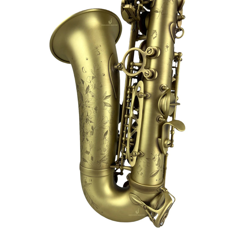 Selmer Paris Model 92F 'Supreme' Alto Saxophone in Vintage Matte Lacquer BRAND NEW- for sale at BrassAndWinds.com