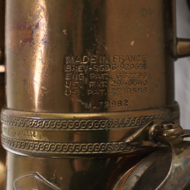 Selmer Paris Professional Mark VI Tenor Saxophone SN 72982 ORIGINAL LACQUER- for sale at BrassAndWinds.com