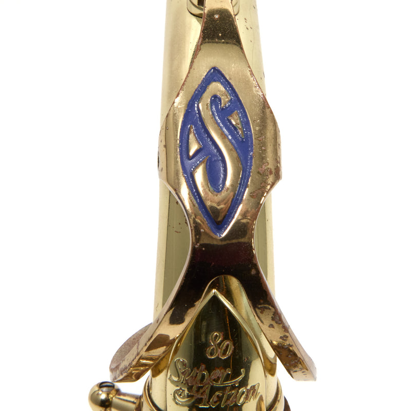 Selmer Paris Super Action 80 Alto Saxophone SN 336137 NICE- for sale at BrassAndWinds.com